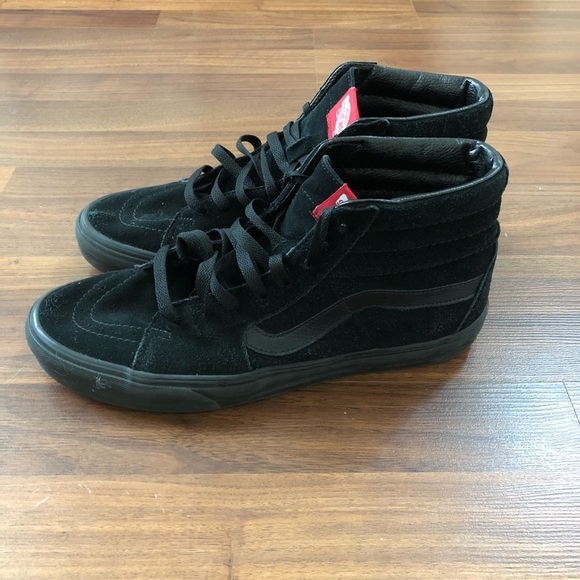 mens black vans size 11